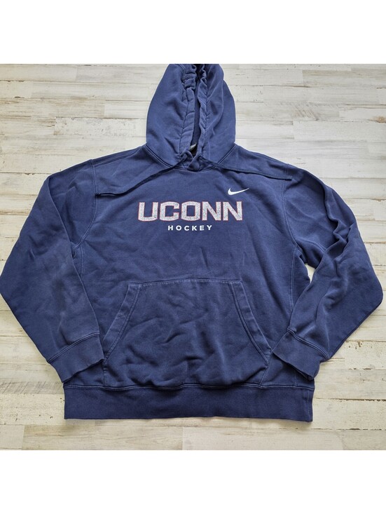 Nike Other - Nike UCONN Huskies Hockey Hoodie Sweatshirt Adult MED Cotton Blend - Blue